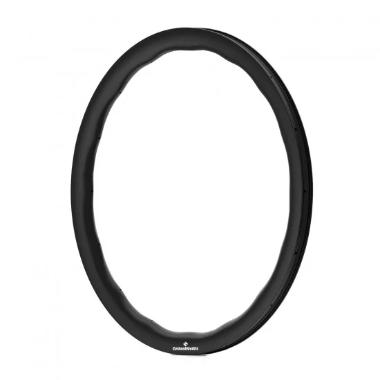 Ultralight 700C 35x31mm Wavy Carbon Tubeless Gravel / CX Rim